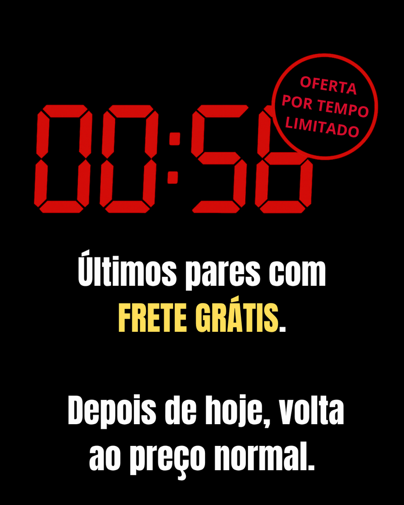 Palmilhas Impulso 4D™ | Compre 1 Leve 2 – Alívio em 48h para Dor nos Pés de Quem Trabalha em Pé