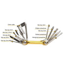 Canivete de Ferramentas 12 em 1 | O Kit Essencial para Ciclistas