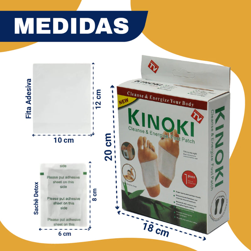 Patch ZeroTox™ | Adesivo Detox Para Os Pés - Elimina Toxinas Enquanto Seu Corpo Descansa