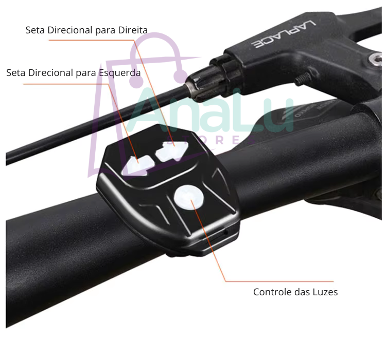 LightBike Pro™ – Seta Traseira com Controle Remoto | Máxima Segurança no Pedal